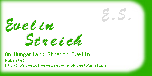 evelin streich business card